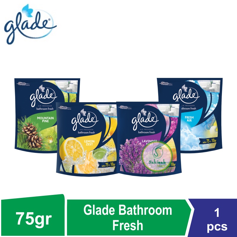 Jual Glade Bathroom Air Freshener 75gr - Pengharum Kamar Mandi | Shopee ...