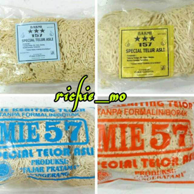 Jual Mie basah/ mie mentah bahan mie ayam bakmie bakmi pangsit 500gr