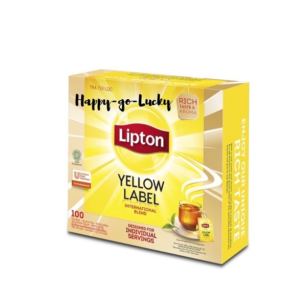 Jual Yellow Label LIPTON Tea Teh Celup Non / Envelope 100 X 2 Gr ...