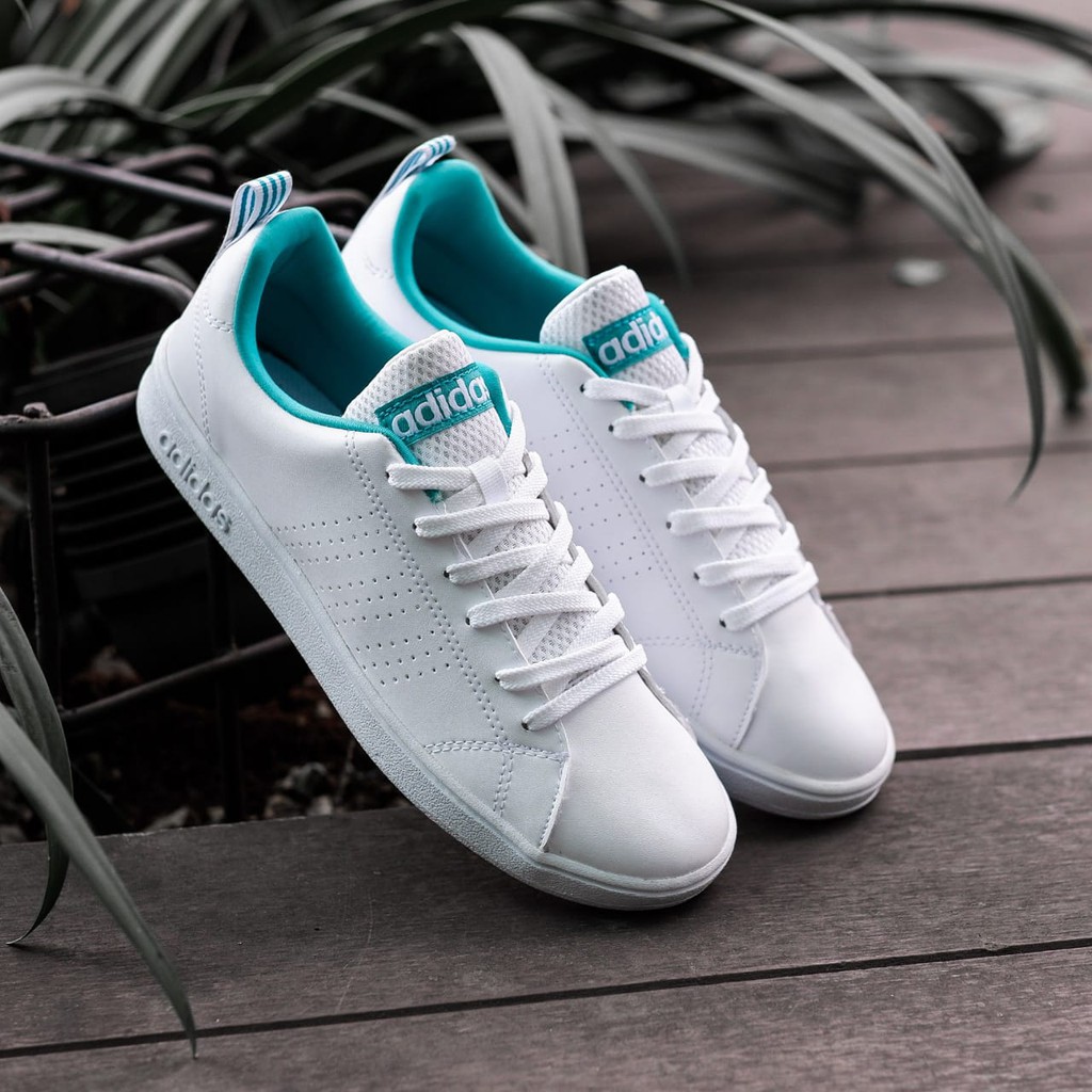 Adidas neo 2025 advantage white tosca