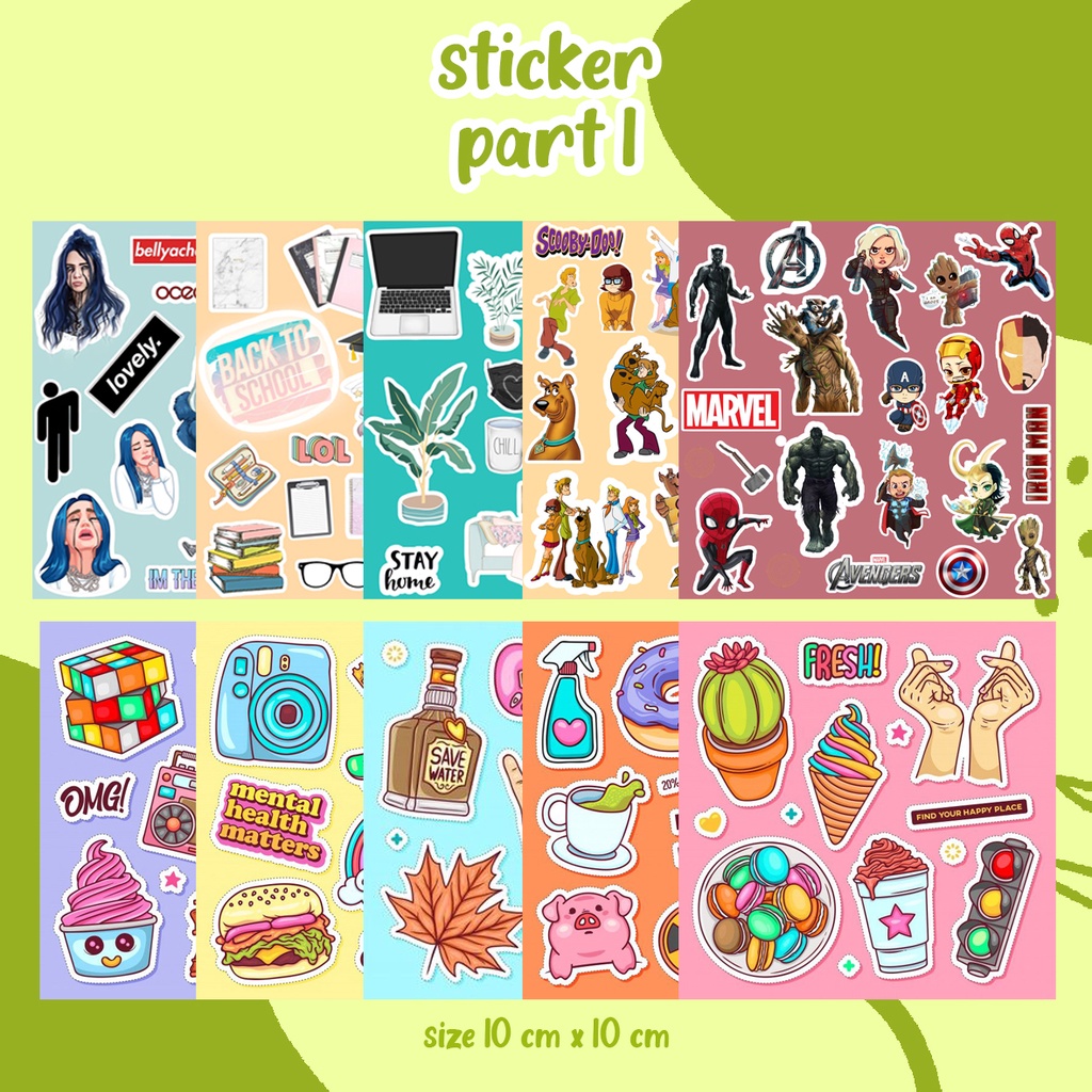 Jual NEW KATALOG !! STICKER TUMBLR AESTHETIC/ STIKER JURNAL / AESTHETIC ...