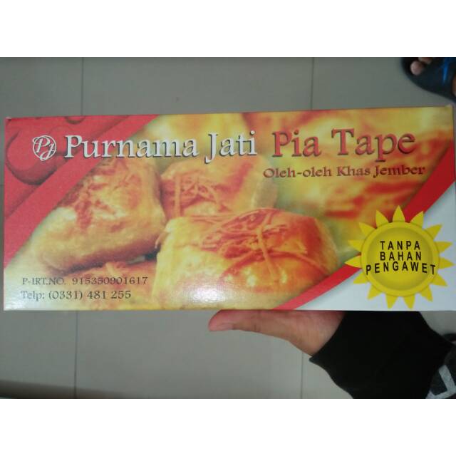 Jual Pia Tape Purnama Jati Khas Jember Tanpa Bahan Pengawet Shopee Indonesia