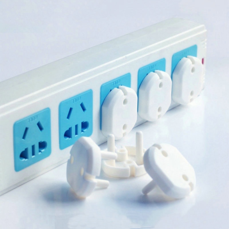 Jual Safety Socket Plug Listrik EU - White | Shopee Indonesia