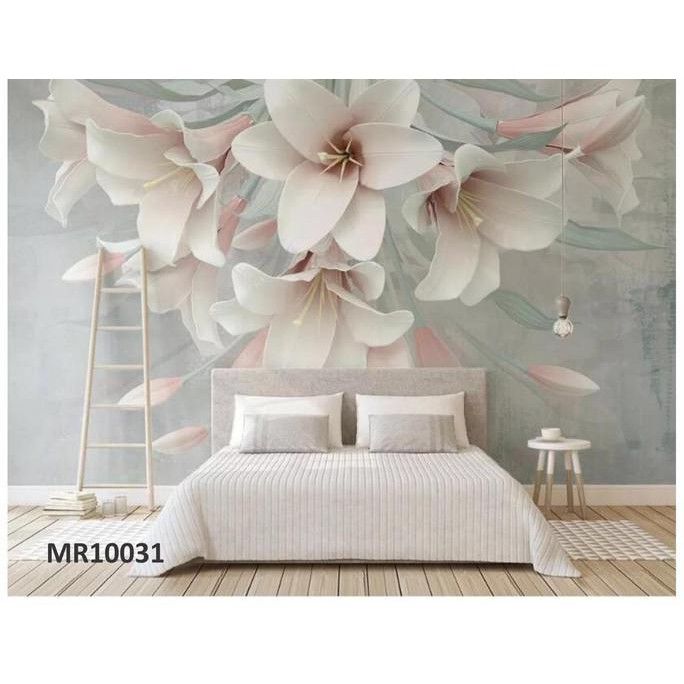 Jual Photowall Mural Dinding 3d Wallpaper Mural Bunga Sepatu Putih Natural Thebuffco Shopee 8321