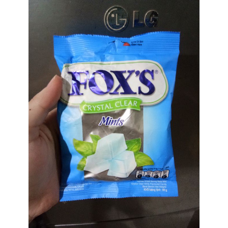 Jual Permen Foxs Crystal Clear Mint And Spring Tea Shopee Indonesia 8853