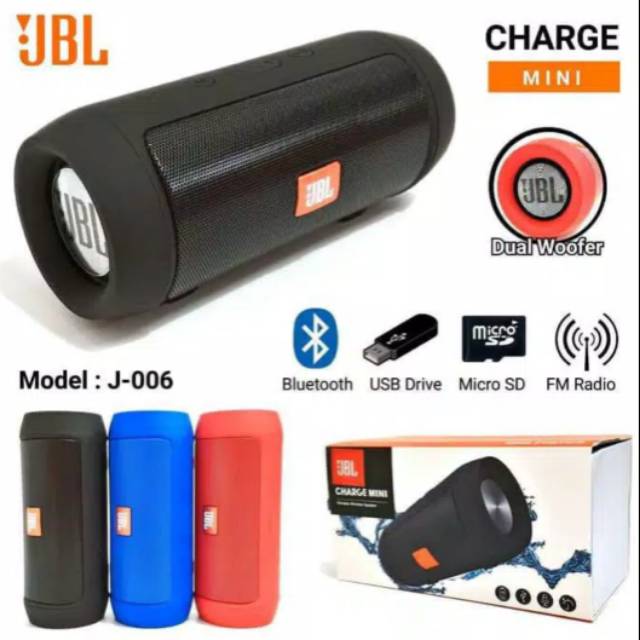 Jual Speaker Bluetooth J Charge Mini Box Music J J006 Charge Mini