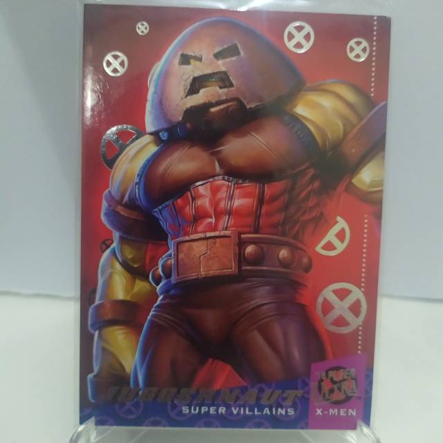 Jual Juggernaut   Mutant Power Profile   Original Kartu Marvel Fleer