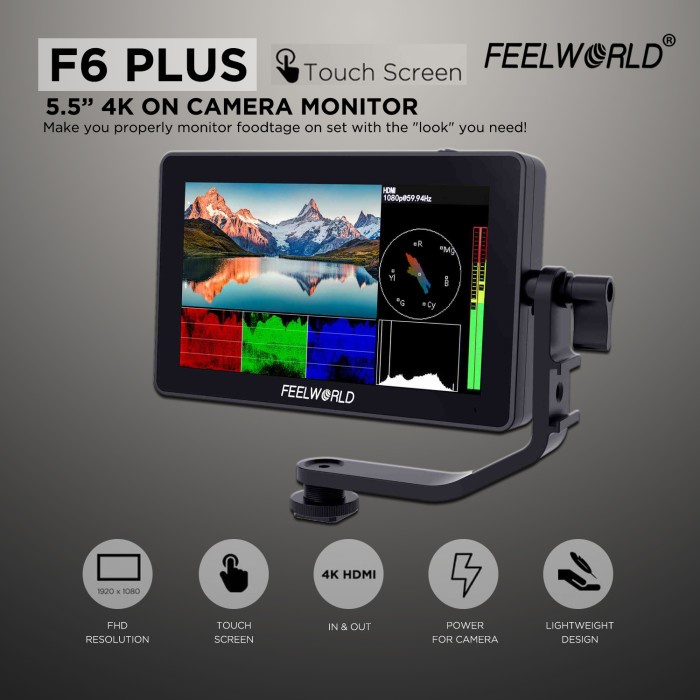 Jual FeelWorld F6 Plus 5.5" 4K HDMI Monitor | Shopee Indonesia