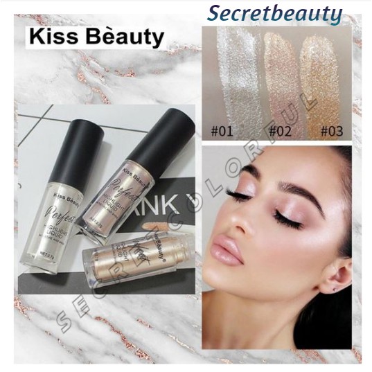 Jual KISS BEAUTY Highlighter Liquid Waterproof Original Shimmer ...