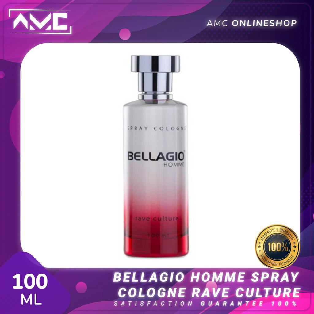 Jual Bellagio Homme Spray Cologne Parfum Rave Culture 100ml | Shopee ...