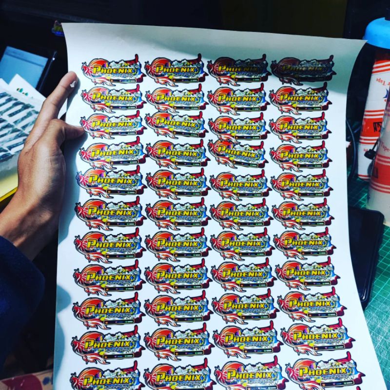 Jual CUSTOM STICKER PRINTING 1 A3 Bisa Custom Isi Banyak | Shopee Indonesia