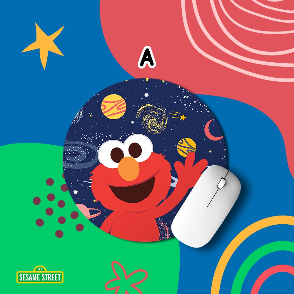 Jual Feragatha Mousepad Mouse Pad Wfh Gaming Antislip Motif Sesame Street Elmo Cookie Monster 3571