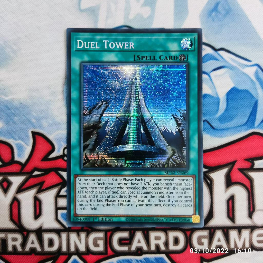 duel tower yugioh card Yu-Gi-Oh! - MP22-EN269 - Prismatic Secret Rare metazoo_games Dark Tower was a