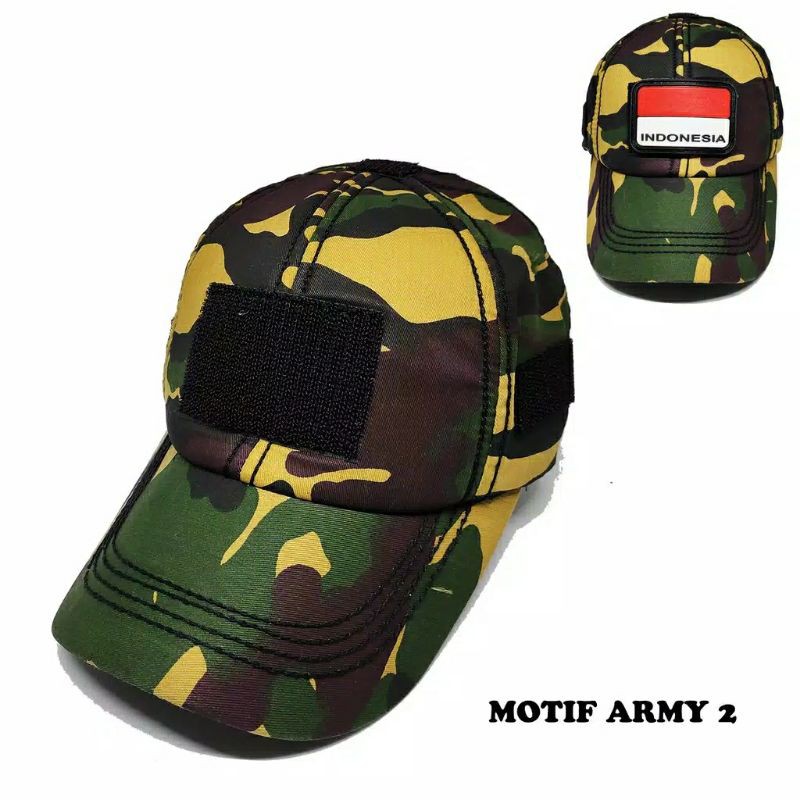 Jual TOPI TAKTIKAL/TOPI TACTICAL/TOPI VELCRO/BASEBALL VELCRO | Shopee ...