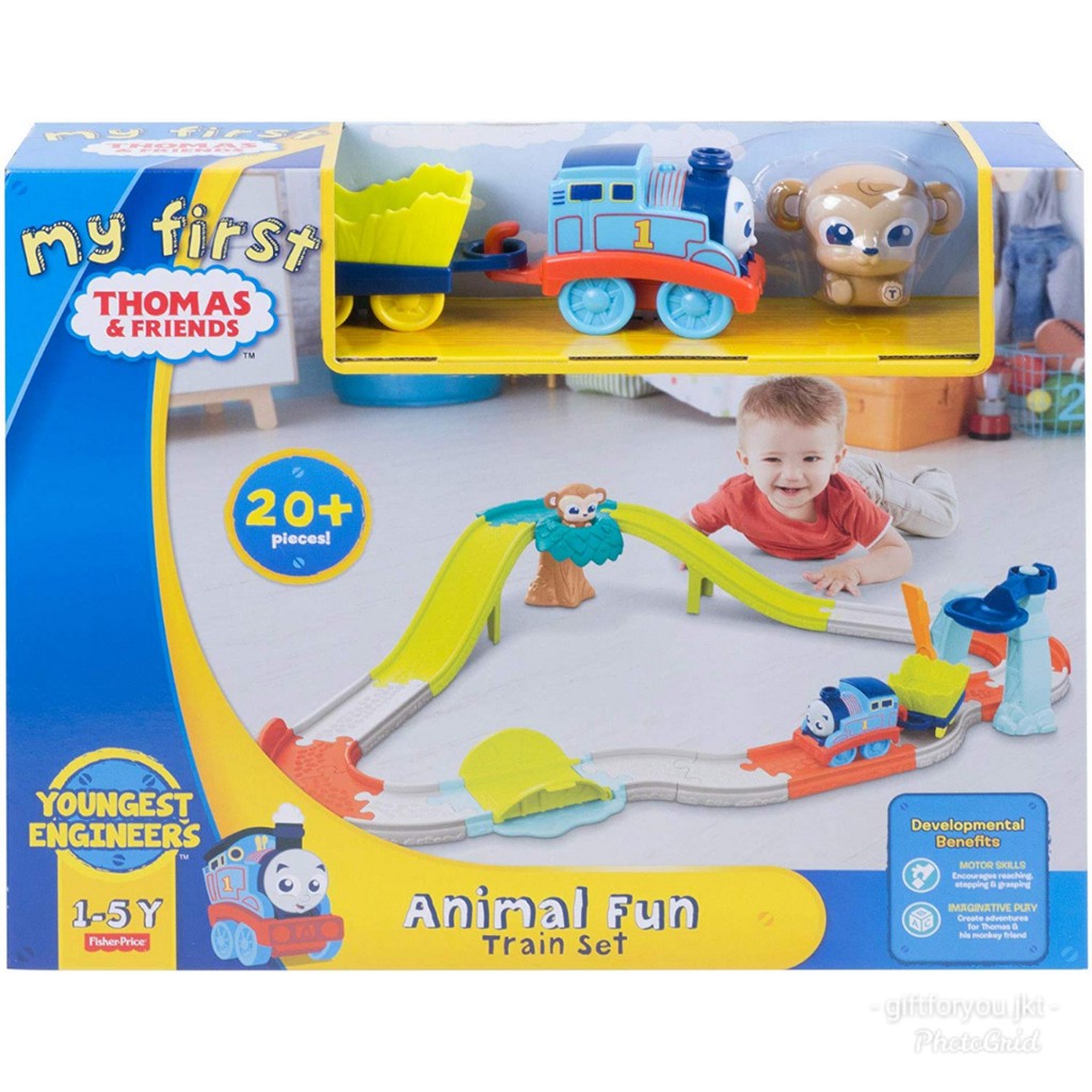Jual Thomas & Friends Mainan Anak Lucu My First Animal Fun Train Set ...