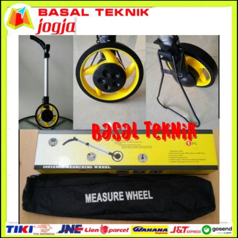 Jual Meteran Dorong Digital 1 Roda Digital Elektrik Measuring Wheel ...