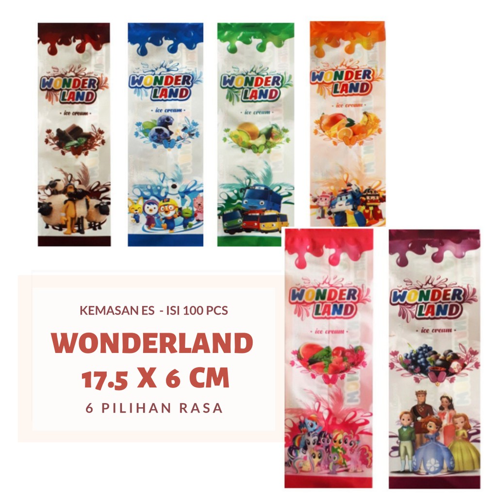 Jual bungkus es batu - kemasan es loly plastik - gambar bungkus es krim