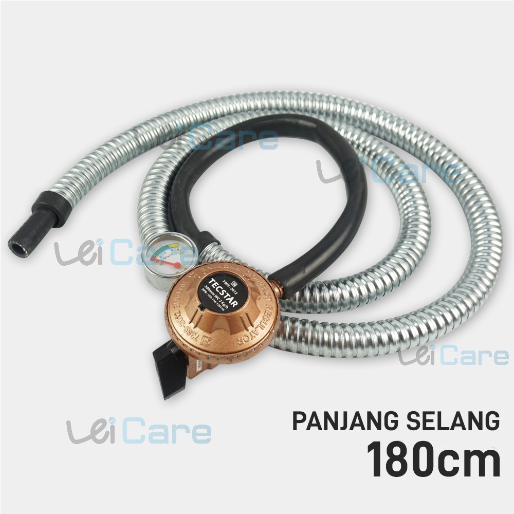 Jual Tecstar Selang Gas Regulator Kompor Gas Lpg Fr Rv Premium Quality Standart Sni