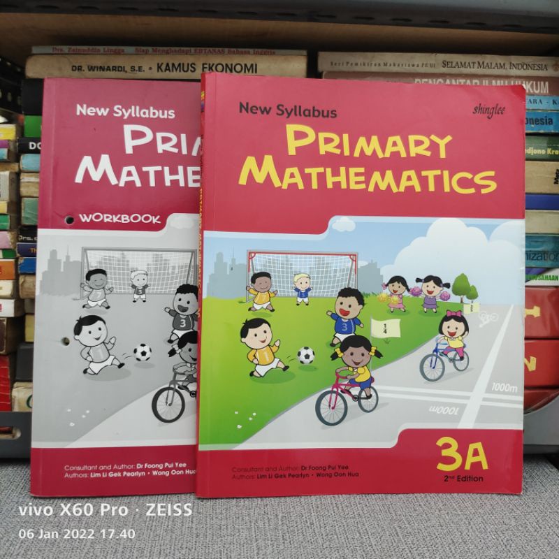 Jual NEW SYLLABUS PRIMARY MATHEMATICS STUDENT BOOK 3A & WORKING 3A ...