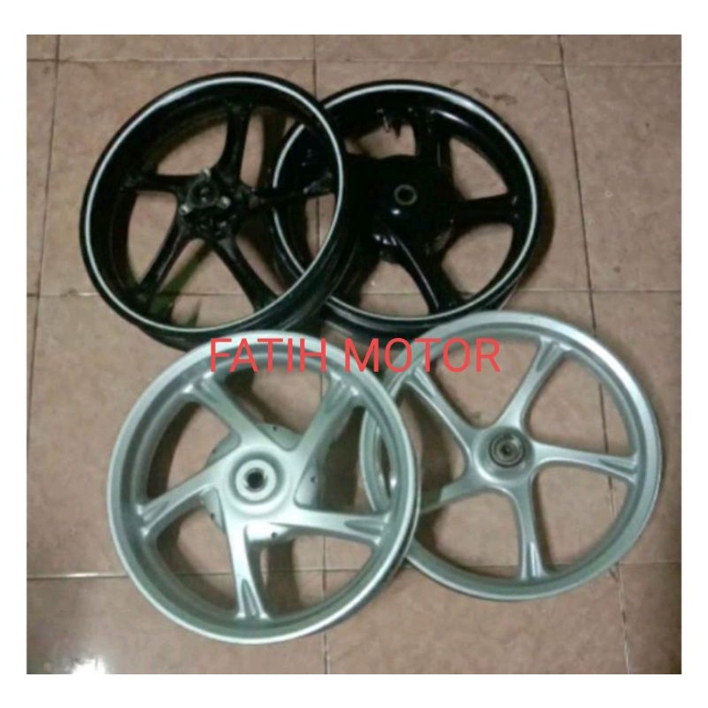 Jual Velg Velek Racing Yamaha Fino Fi New Tepak Lebar Velek Mio Z Depan Blakang Original