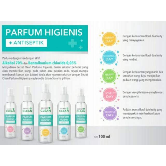 Secret clean perfume higienis new arrivals