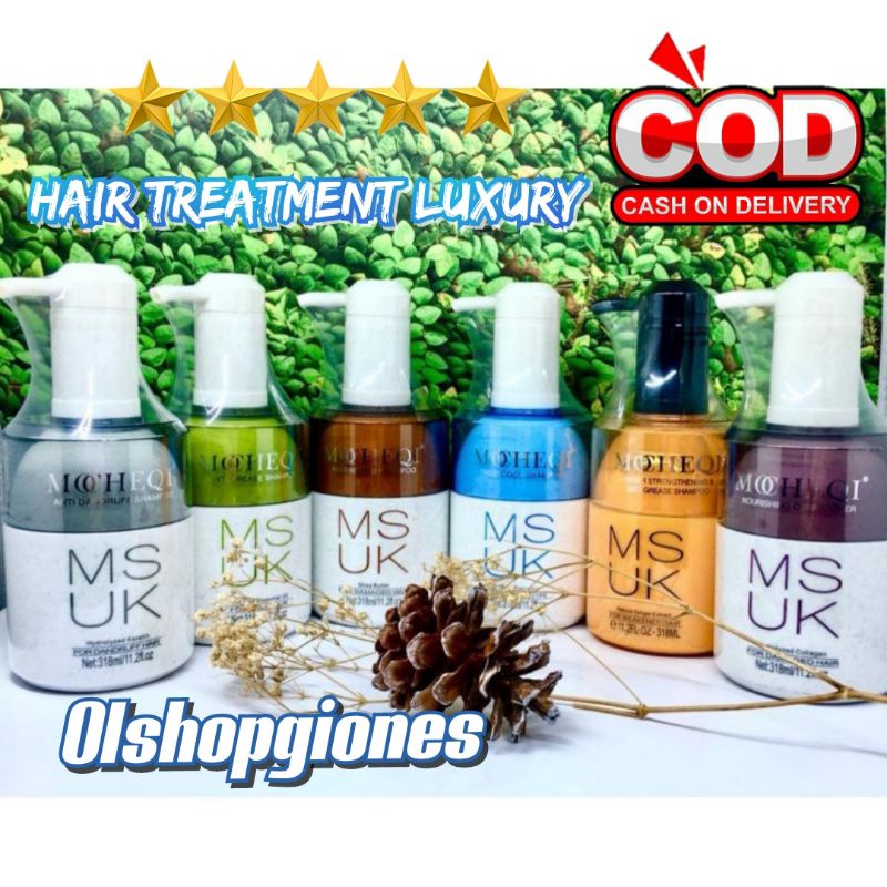Jual MOCHEQI MUSK SHAMPOO CONDITIONER Hair treatment keratin Vegan Spa ...