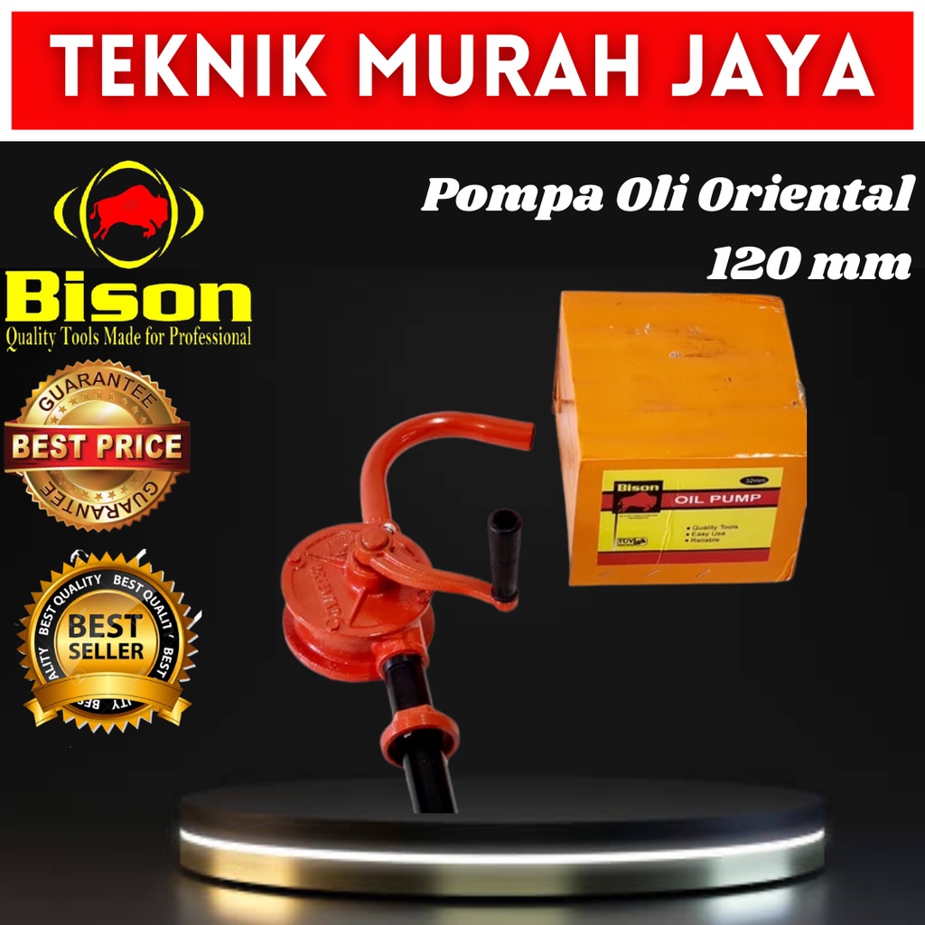 Jual Bison Pompa Oli Oriental Pompa Manual Putar Pompa Drum Putar 120 Mm Shopee Indonesia 7446