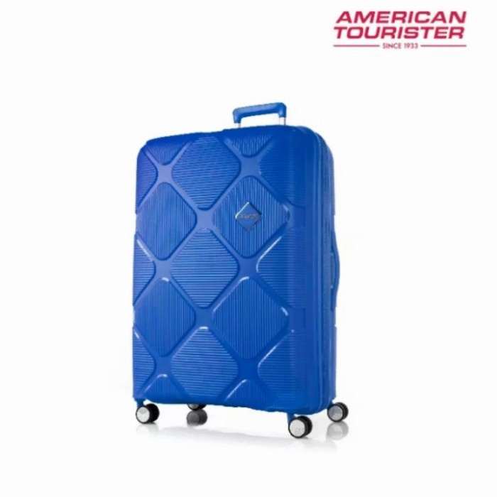 Jual Koper American Tourister Instagon 30 inch Large expandable - Biru ...