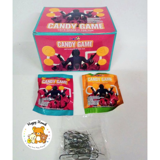 Jual Permen Cemilan Snack Dalgona Candy Squid Game Viral Aneka Bentuk ...