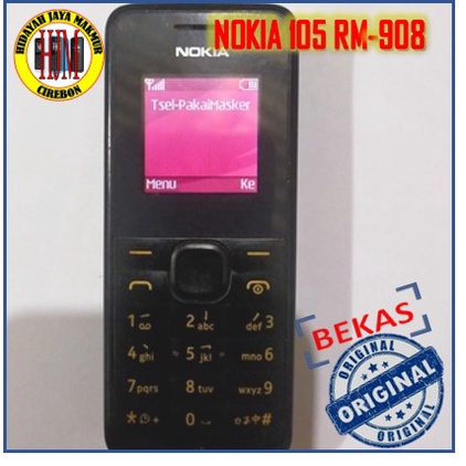 Jual NOKIA 105 RM 908 COCOK BUAT CONTER HP (TANPA BATERAI) | Shopee ...