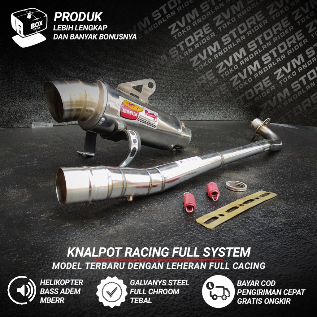 Jual Knalpot Kenalpot Racing Recing Resing Suara Helikopter dan Bass ...