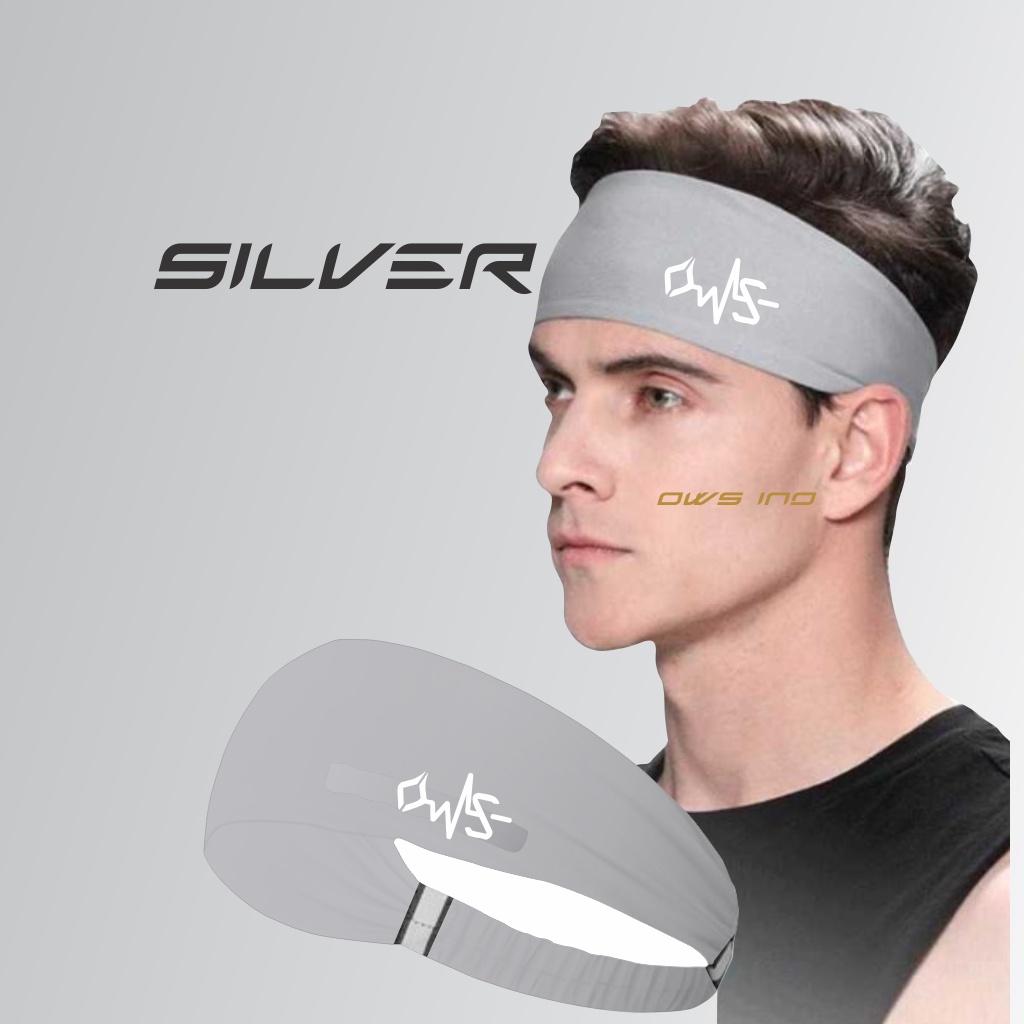 Jual Bandana Olahraga Pria headbeand Olaharaga Pria Running bahan elastis Shopee Indonesia