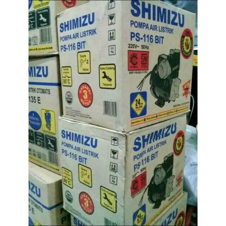 Jual Pompa Air Shimizu PS116BIT PS 116 BIT MURAH LOW WATT | Shopee ...