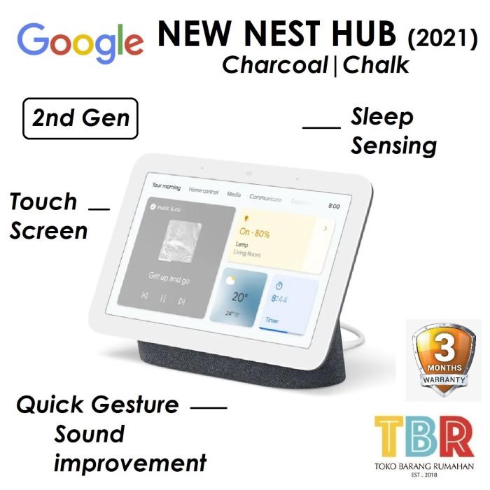 Jual Speaker Google Nest Hub 2Nd Generation Original Shopee Indonesia