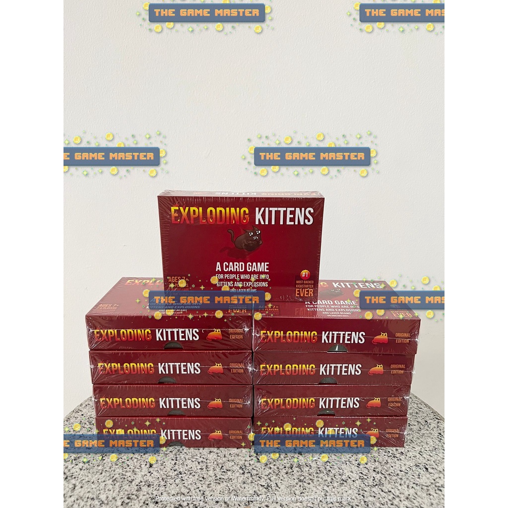 Jual EXPLODING KITTEN Board Card Game EXPLODING NSFW STREAKING KITTEN ...