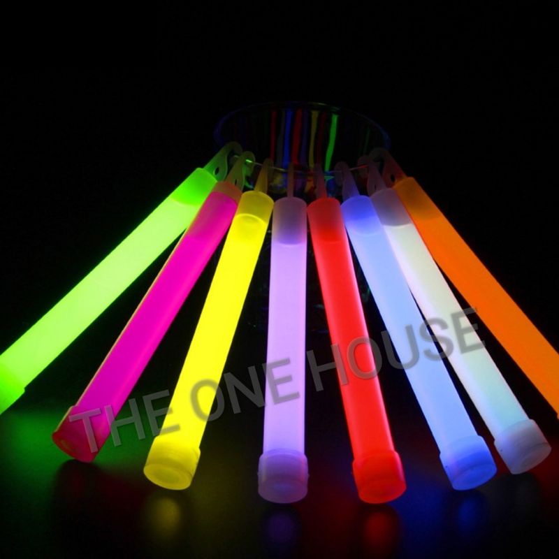 Jual GLOW STICK STIK BESAR JUMBO 6INCH stik fosfor GELANG LAMPU WARNA ...