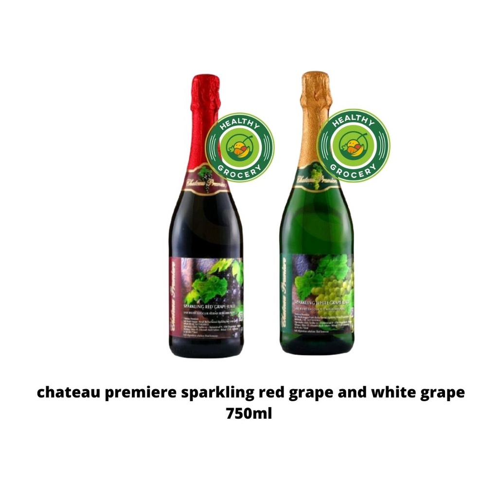 Jual Chateau Premiere Sparkling Red / White Grape Juice Drink 750ml