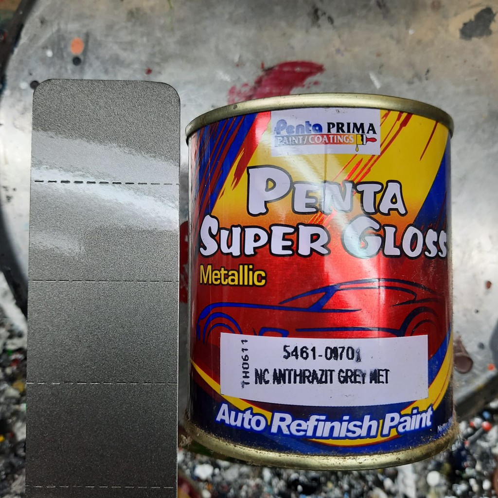 Jual Cat Penta Super Gloss Metalic Nc Anthrazit Grey Met Cat Mobil Motor Sepeda Shopee Indonesia 2385