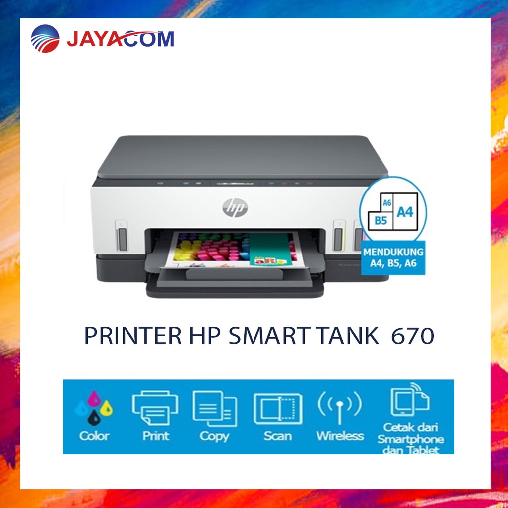 Jual PRINTER HP SMART TANK 670 | Shopee Indonesia