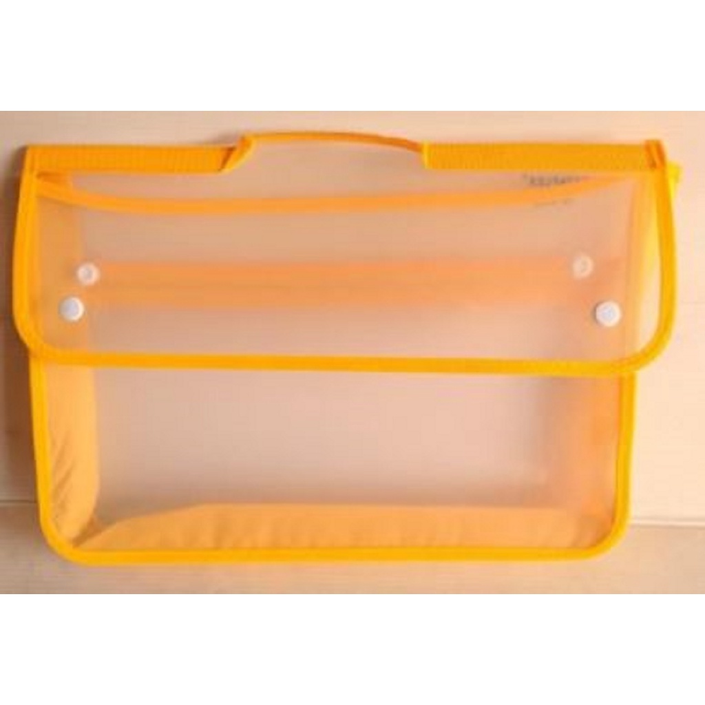Jual MAP TAS KANCING DOCUMENT FILE CASE F4 TRANSPARAN 22X34CM | Shopee ...