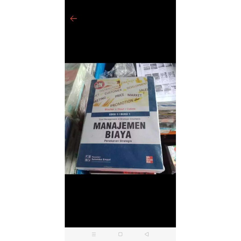 Jual Manajemen Biaya Edisi 5 Buku 1 - Blocher FULL CHAPTER | Shopee ...