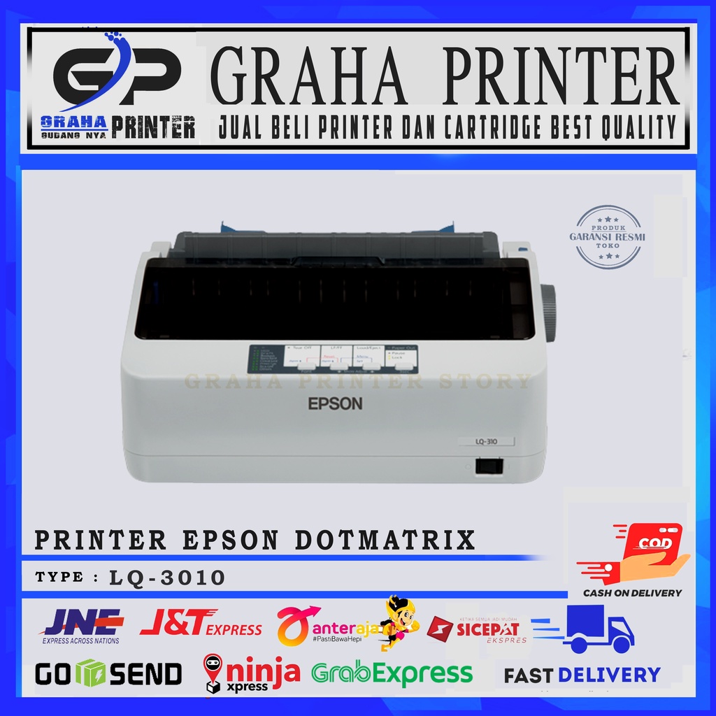 Jual printer epson dot matrix lq 310 printer murah shopee indonesia