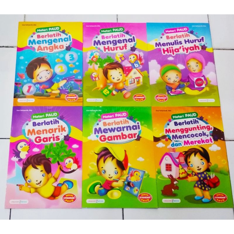 Jual Buku Isi 6 Paket Materi Paud Buku Paket Isi 6 Paket Materi PAUD ...