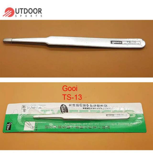 Jual Pinset Lurus Gooi TS-13 Stainless Steel Tweezers ( lurus & tumpul ...