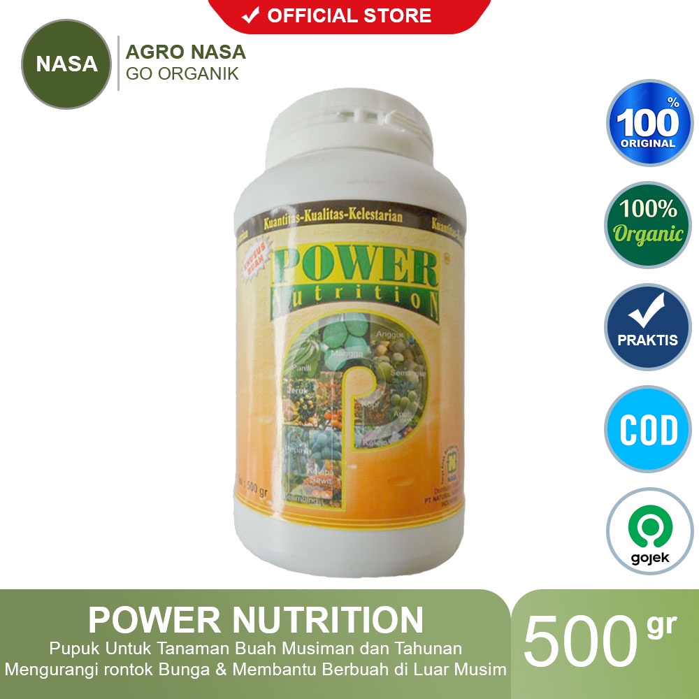 Jual Pwr Nutrition Power Nutrition Gr Pupuk Organik Membantu Proses Pembuahan Tanaman Di