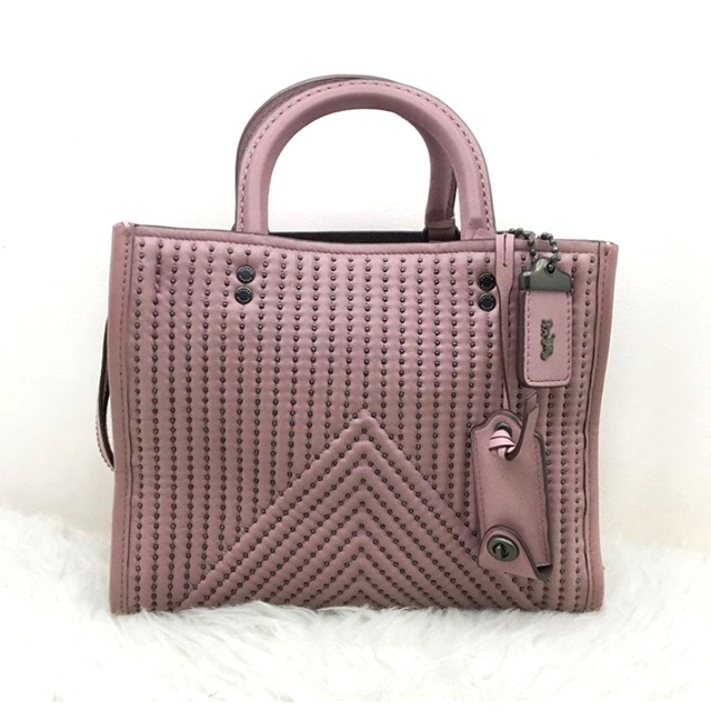 Coach rogue 25 hot sale with quilting and rivets