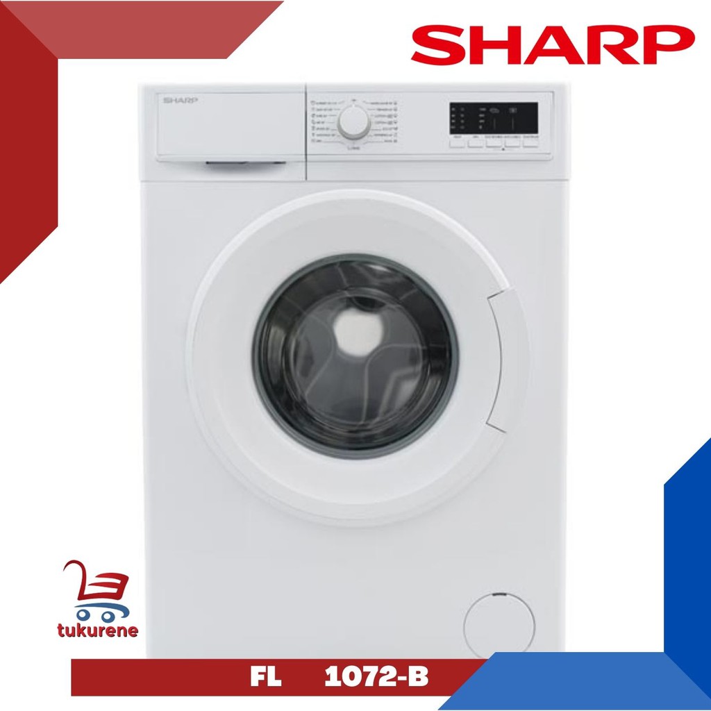 Jual Mesin Cuci SHARP ES-FL-1072B 7kg Front Loading 1 Tabung | Shopee ...