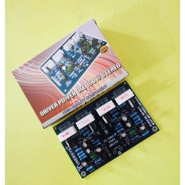 Jual Kit Driver 150W OCL Power Amplifier Stereo Tunersys PD 150 ST
