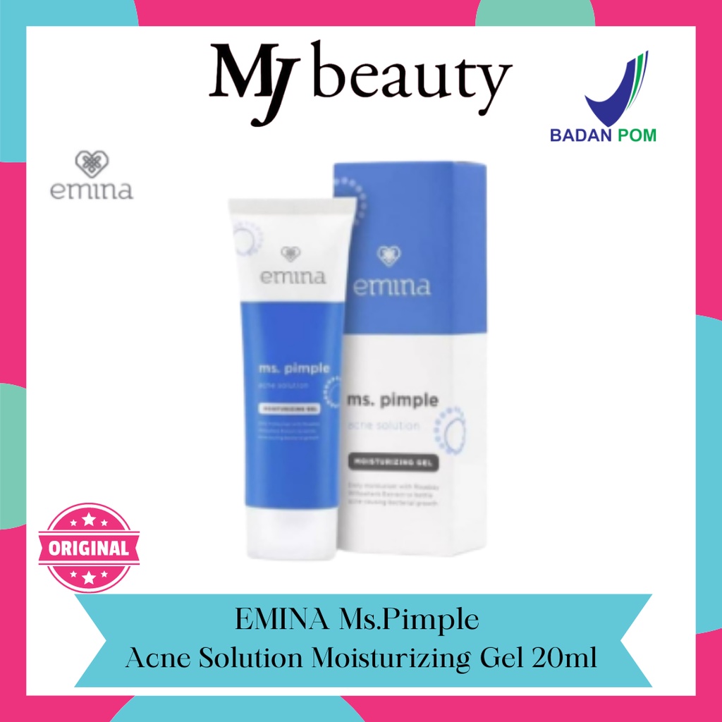 Jual EMINA Ms. Pimple Acne Solution Moisturizer Gel 20ml Shopee Indonesia