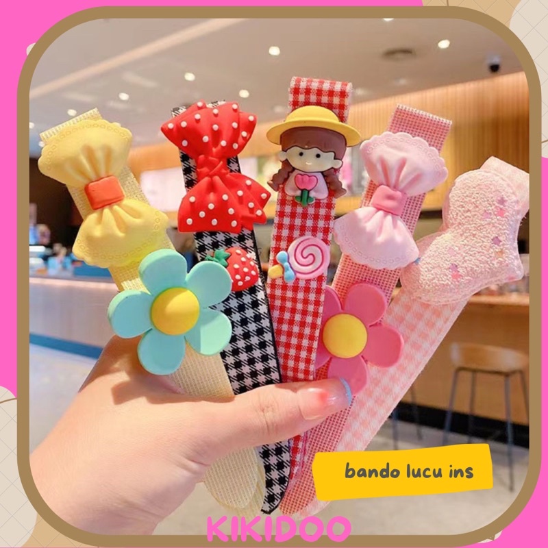 Jual Kikidoo Bando Anak Perekat Rambut Gaya Korea Headband Wanita